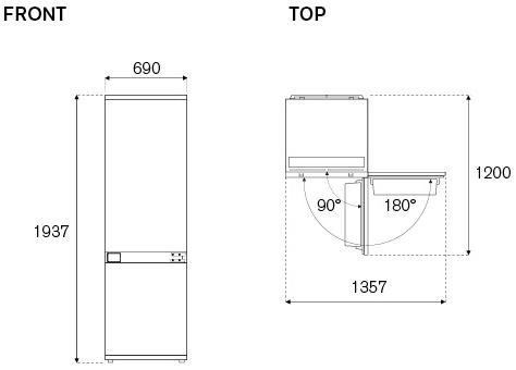  Bertazzoni REF704BBNPTC