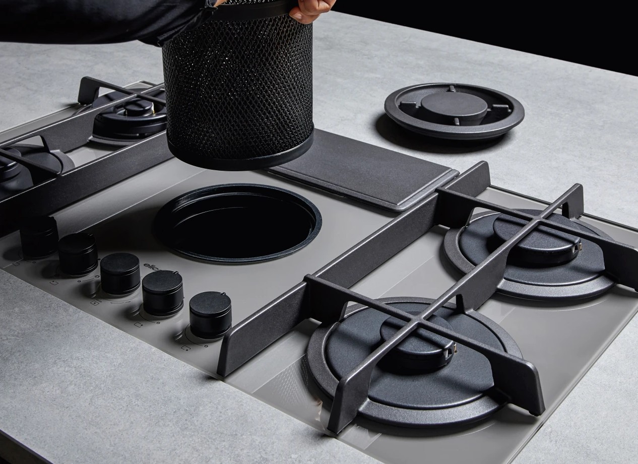 Варочная панель с вытяжкой Elica NIKOLATESLA FLAME EVO GR/A/88