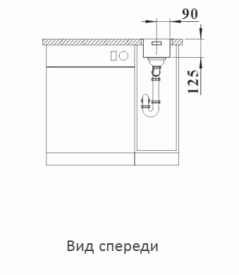  Blanco Solis 180-IF нерж. сталь полированная