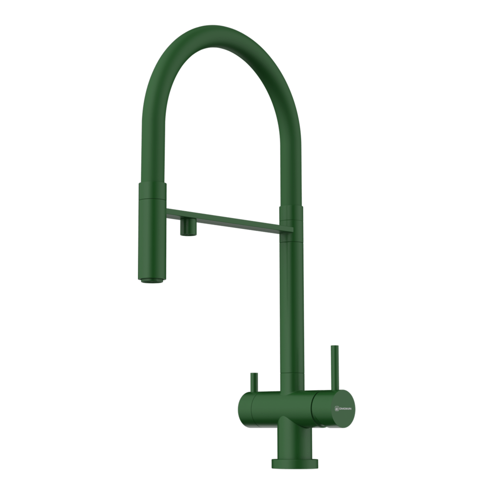 Смеситель для кухни Omoikiri Kanto RG royal green матовый
