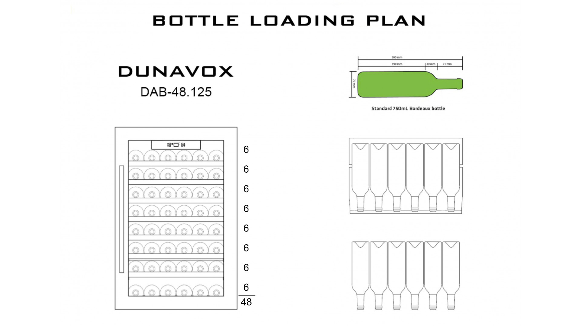 Винный шкаф Dunavox DAB-48.125SS