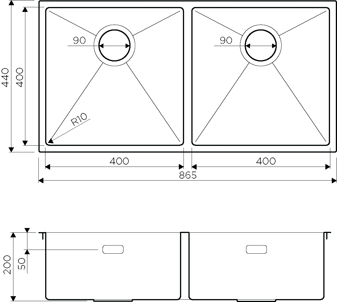  Omoikiri Taki 86-2-U/IF-LG светлое золото