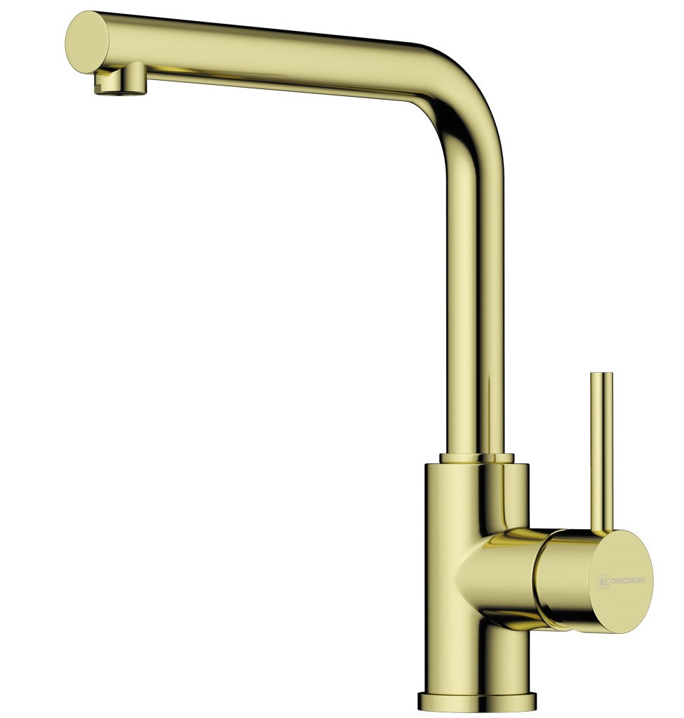 Смеситель для кухни Omoikiri Nakagawa LG светлое золото