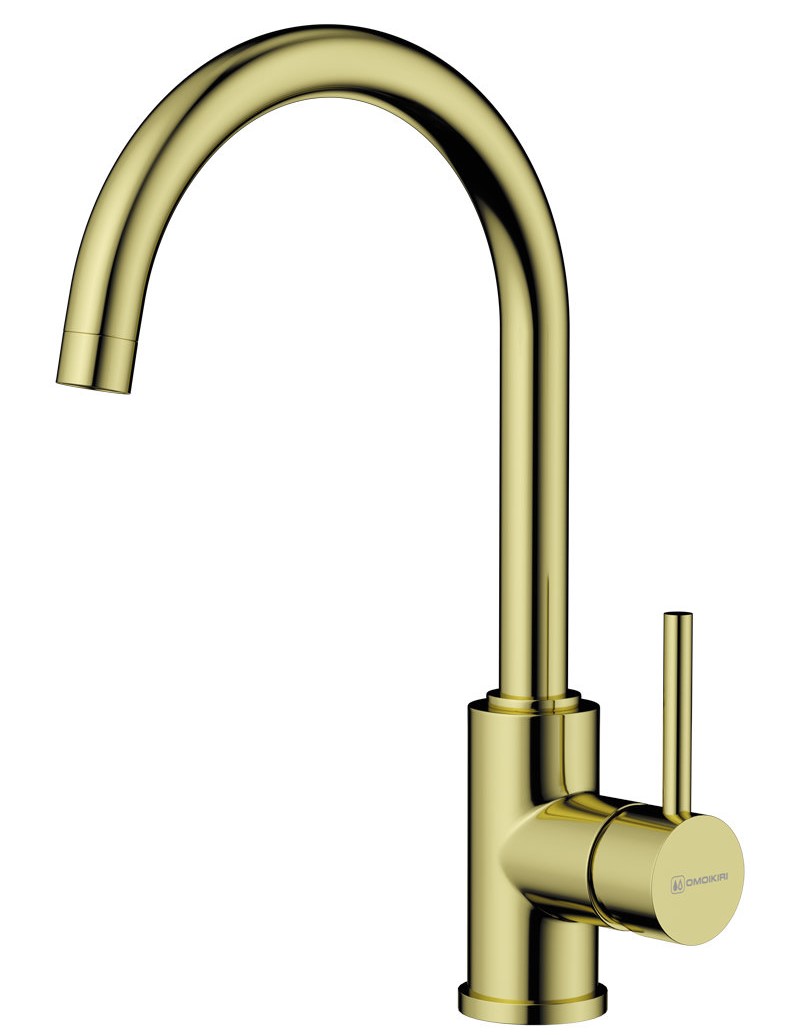 Смеситель для кухни Omoikiri Shinagawa LG светлое золото