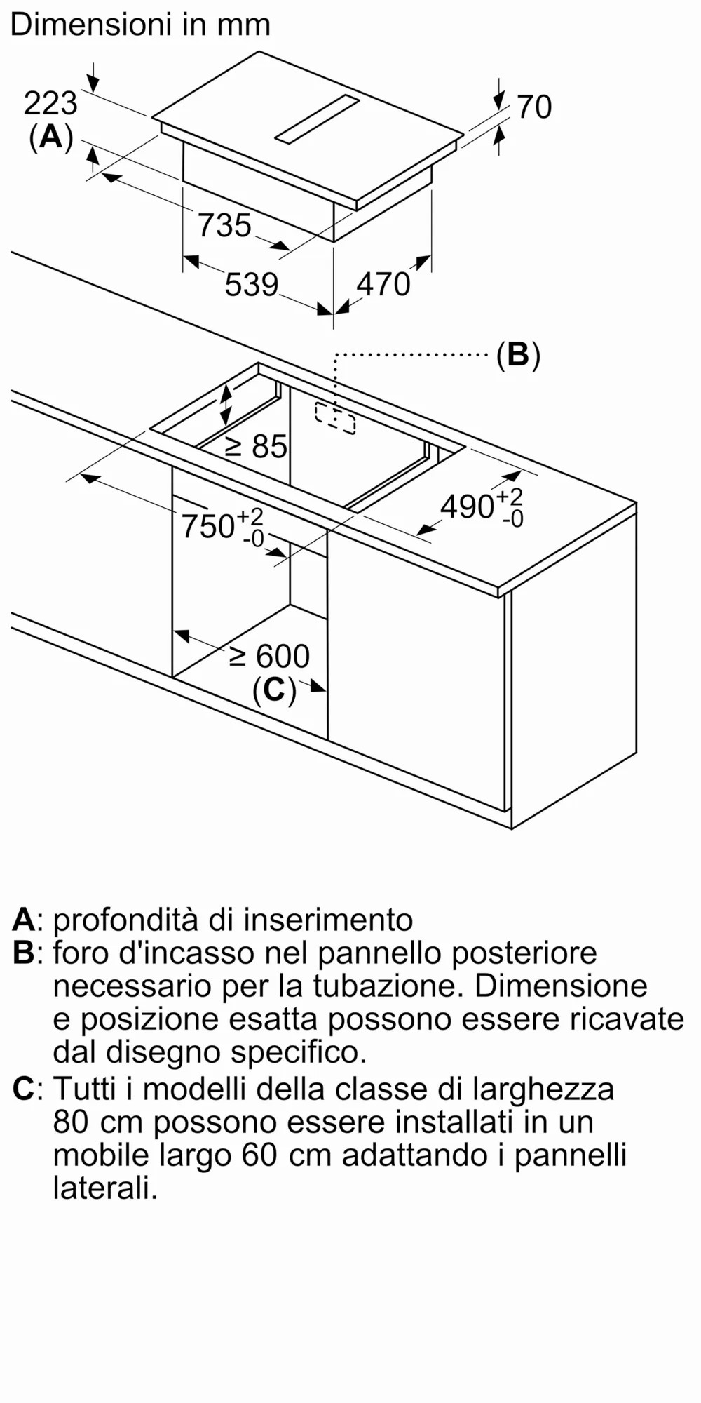 Встраиваемая индукционная варочная панель Neff V58NBS1L0