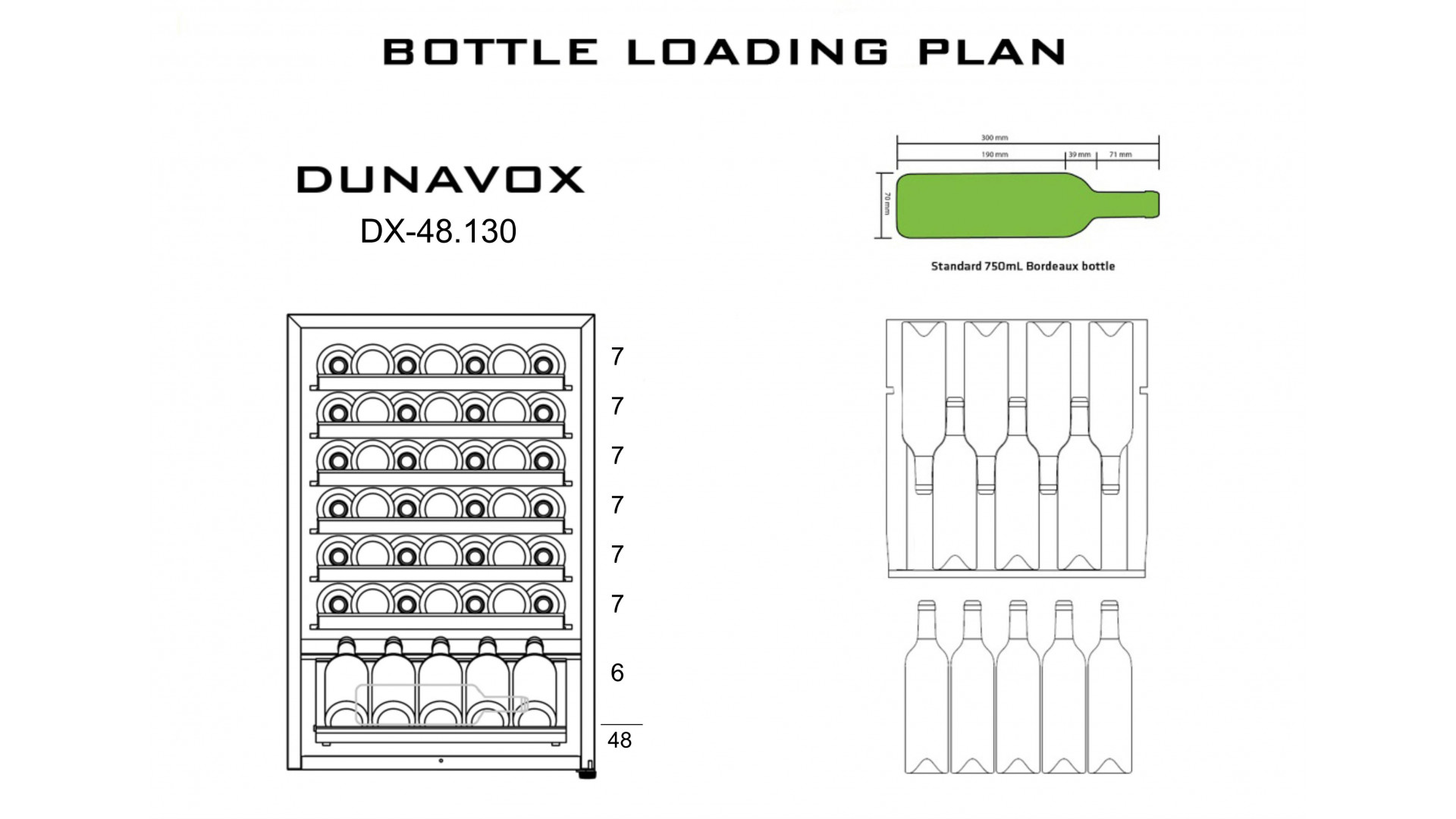 Винный шкаф Dunavox DX-48.130KF