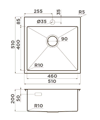  Omoikiri Akisame 51-GB графит