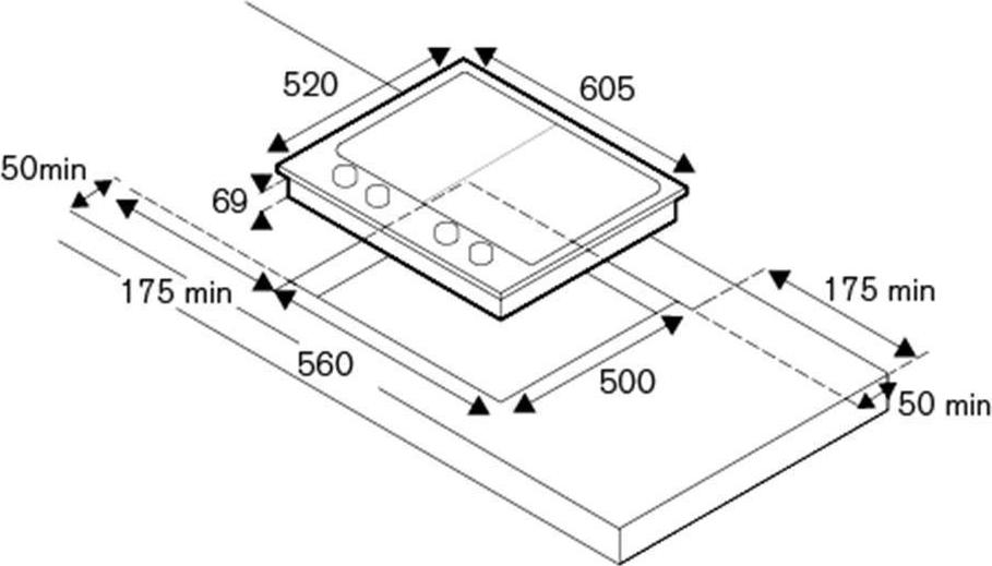  Bertazzoni PM60 4 0 X