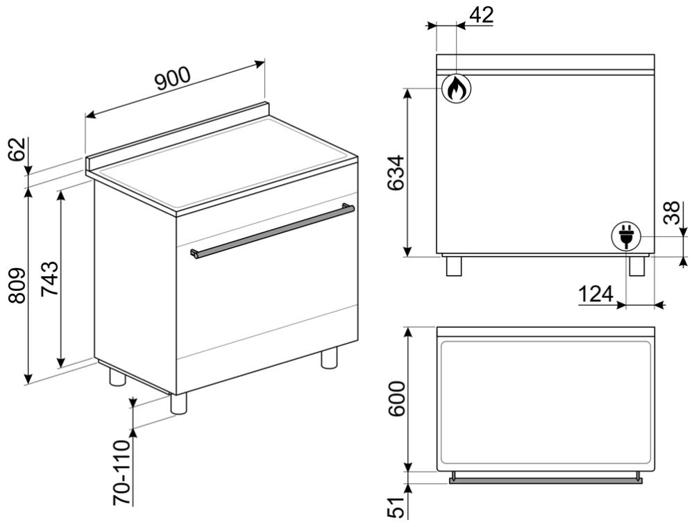  Smeg SUK91CMX9