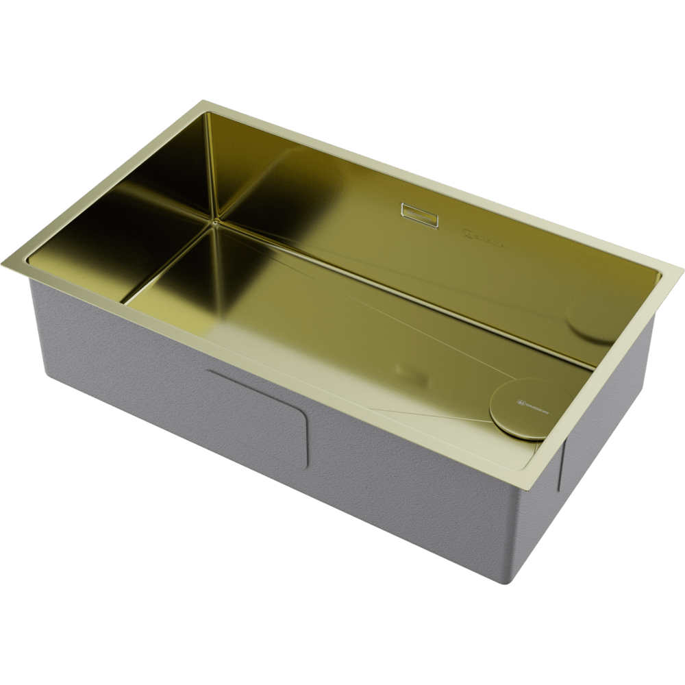 Мойка для кухни Omoikiri Taki 74-U/IF-LG Side светлое золото