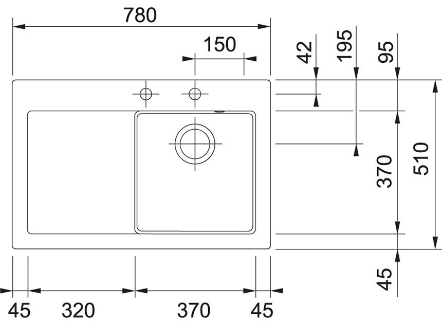  Franke Mythos MTK 611-78 миндаль