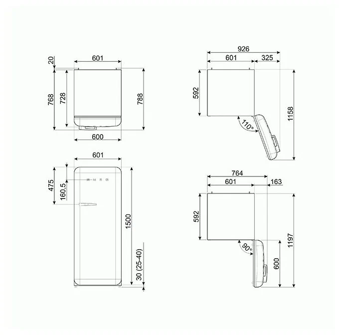  Smeg FAB28LRD5