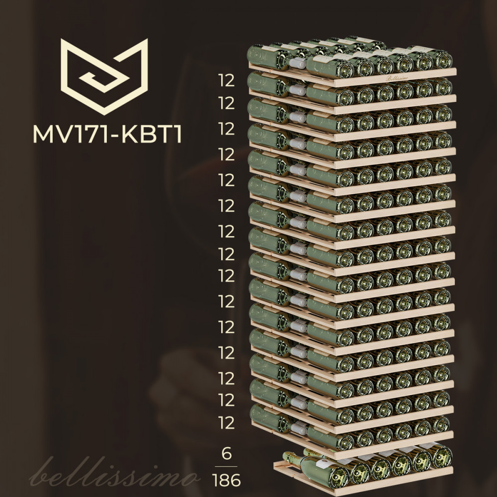 Винный шкаф Meyvel MV171-KBT1