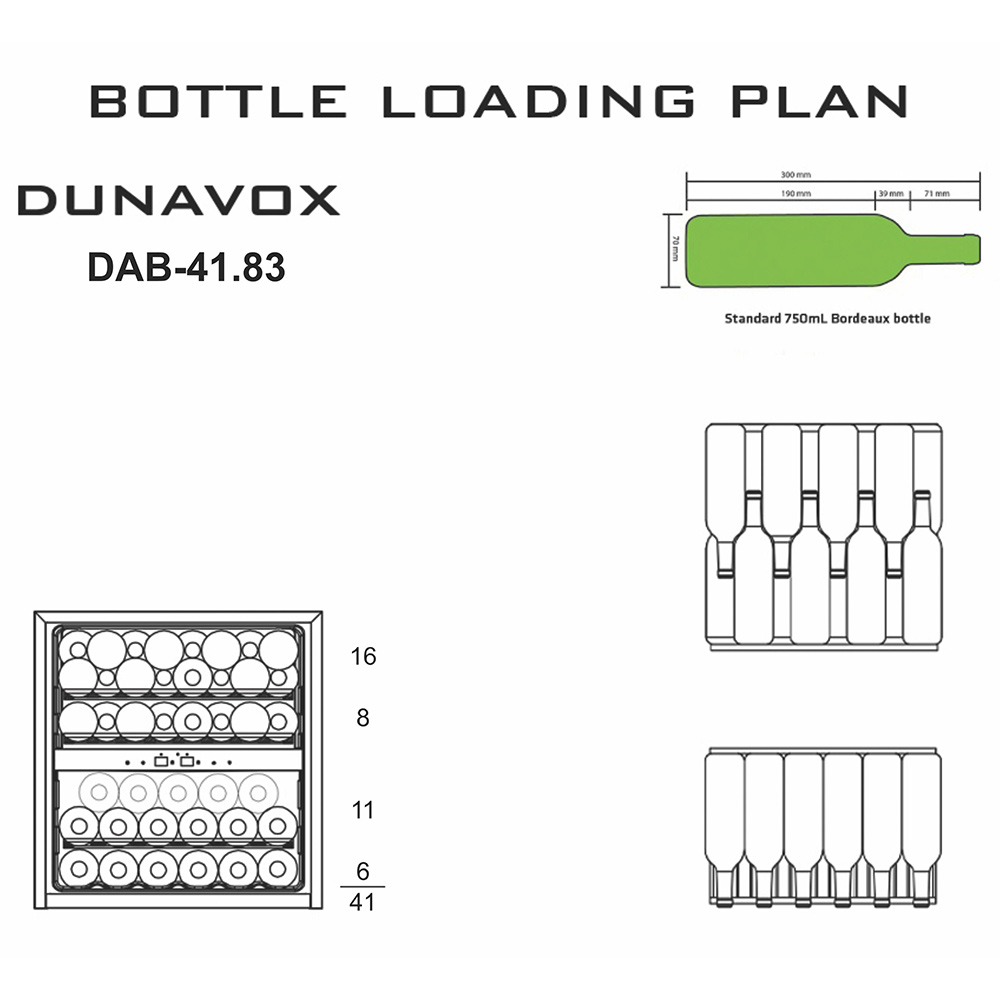 Винный шкаф Dunavox DAB-41.83DSS