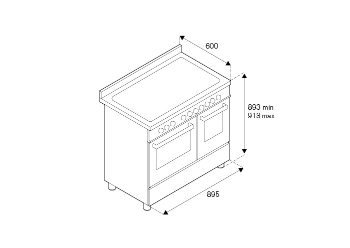  Bertazzoni MAS95I2EXT