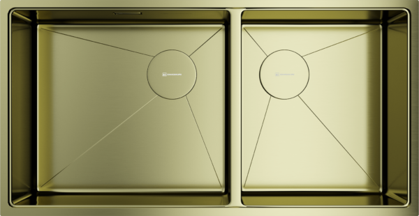  Omoikiri Taki 85-2-LB-U/IF Side LG светлое золото