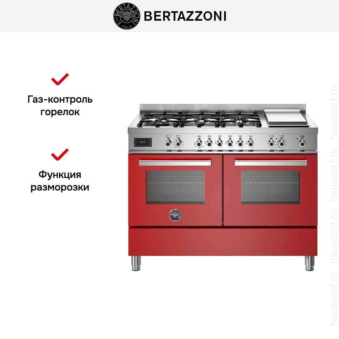 Варочный центр Bertazzoni PRO126G2EROT