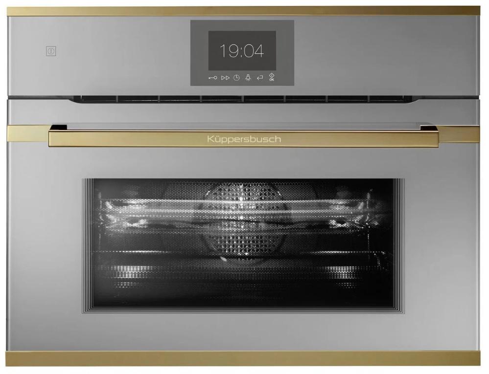 Компактный духовой шкаф с микроволнами Kuppersbusch CBM 6550.0 G4 Gold