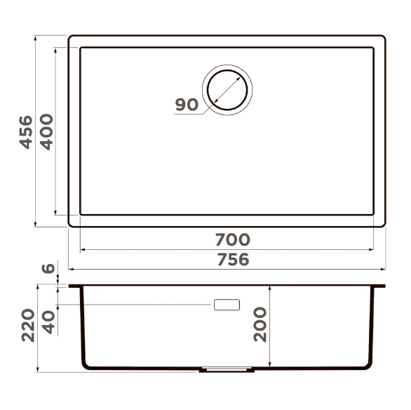  Omoikiri Yamakawa 75T-U/I WH белый