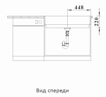  Blanco Vintera XL 9-UF Silgranit алюметаллик, отв. арм. InFino