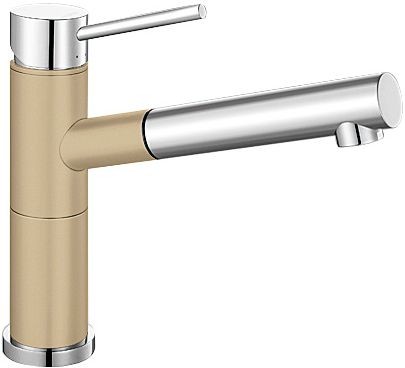  Blanco Alta-S compact chrome/Silgranit белый