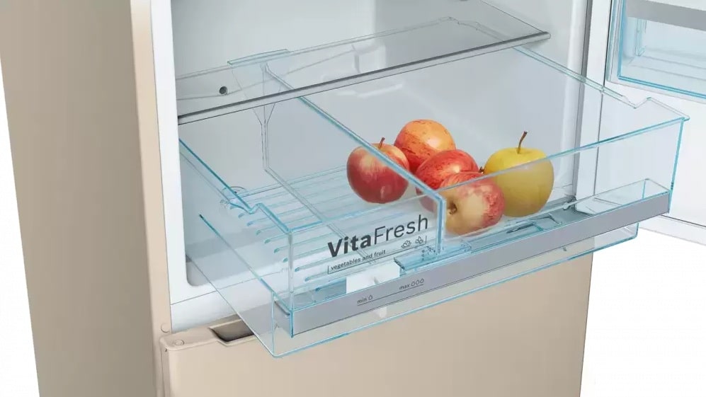 Холодильник с нижней морозильной камерой BOSCH KGE39AK33R