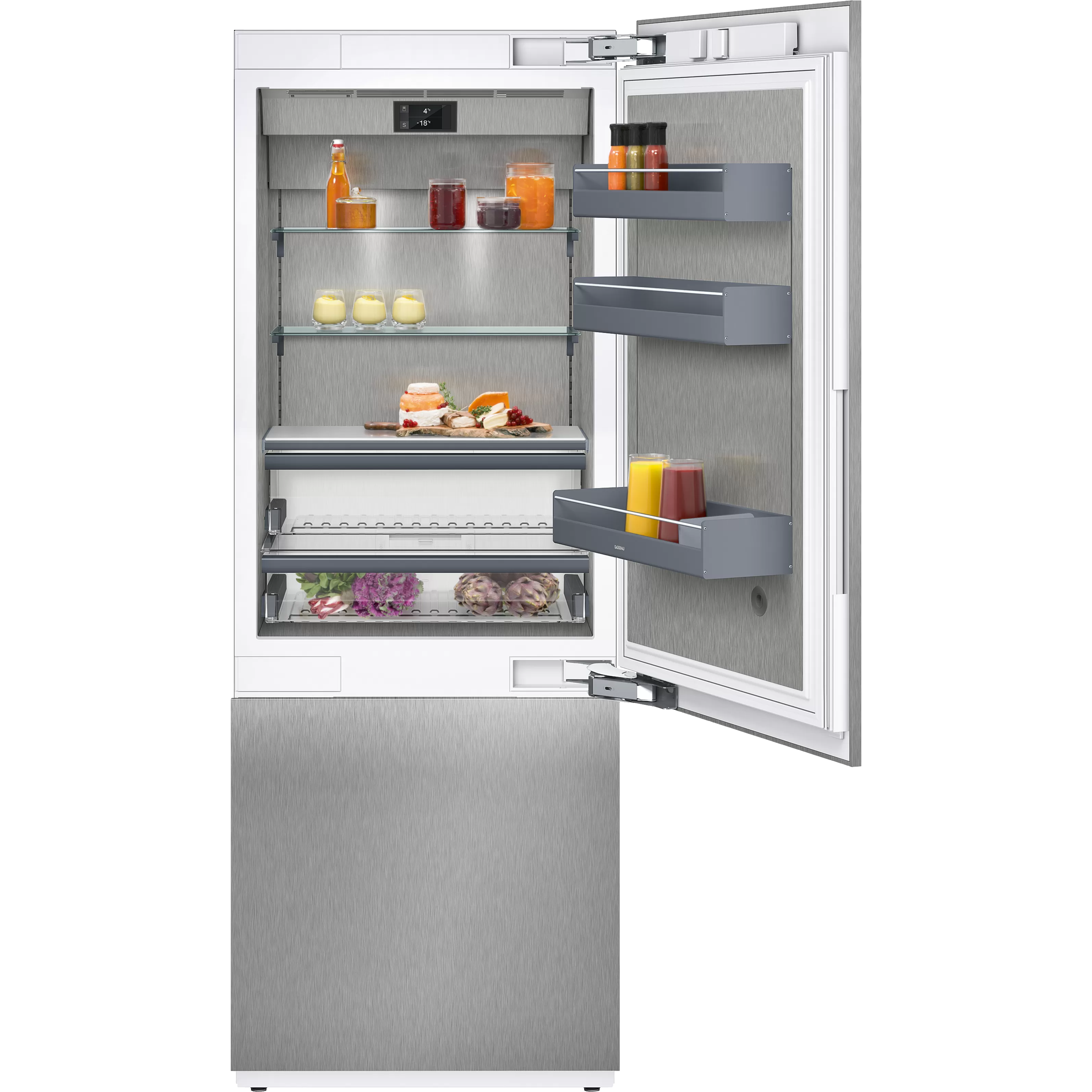 Встраиваемый двухкамерный холодильник Gaggenau RB 472 305