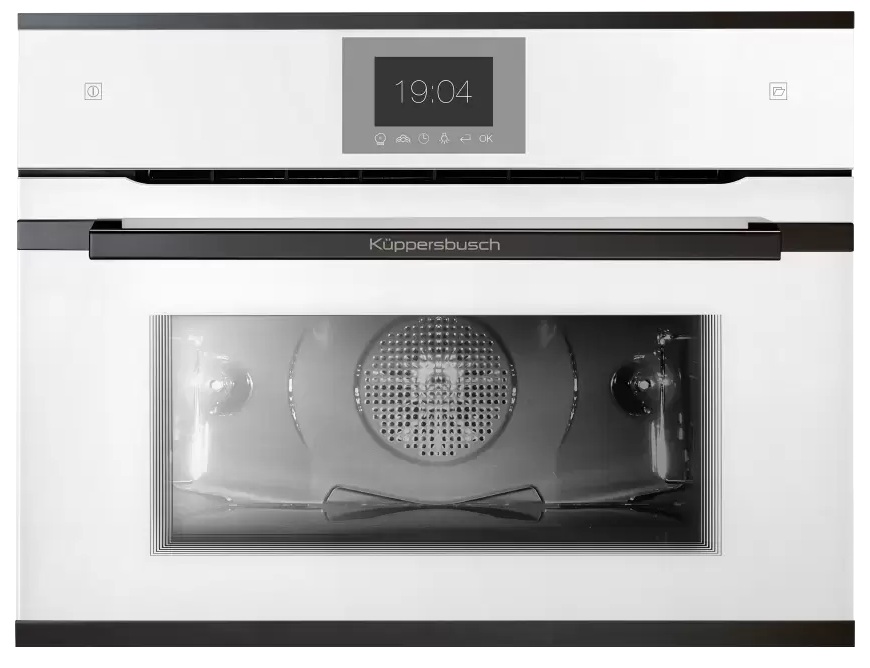Компактный духовой шкаф с паром Kuppersbusch CBD 6550.0 W2 Black Chrome