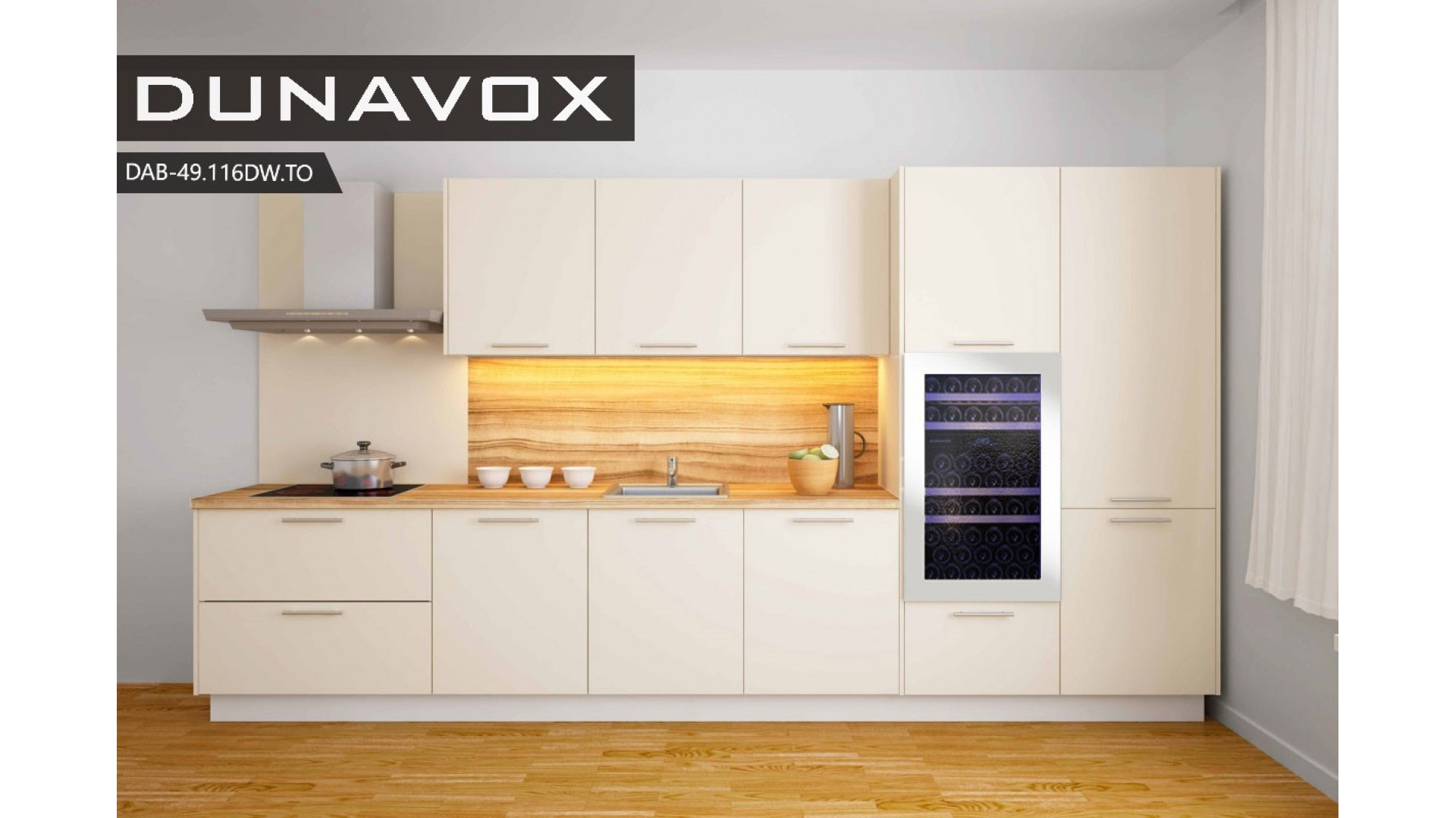 Винный шкаф Dunavox DAB-49.116DW.TO