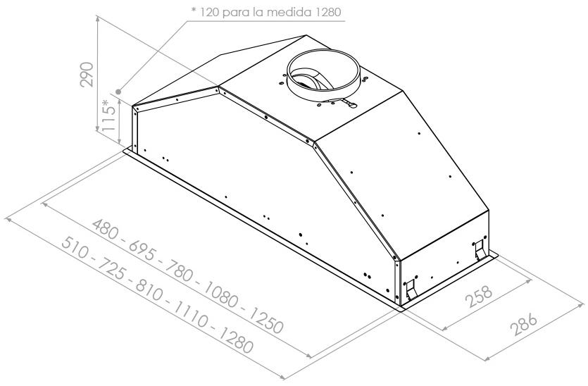  Pando GTI/725 INOX V.1050 ECO SEC PLUS