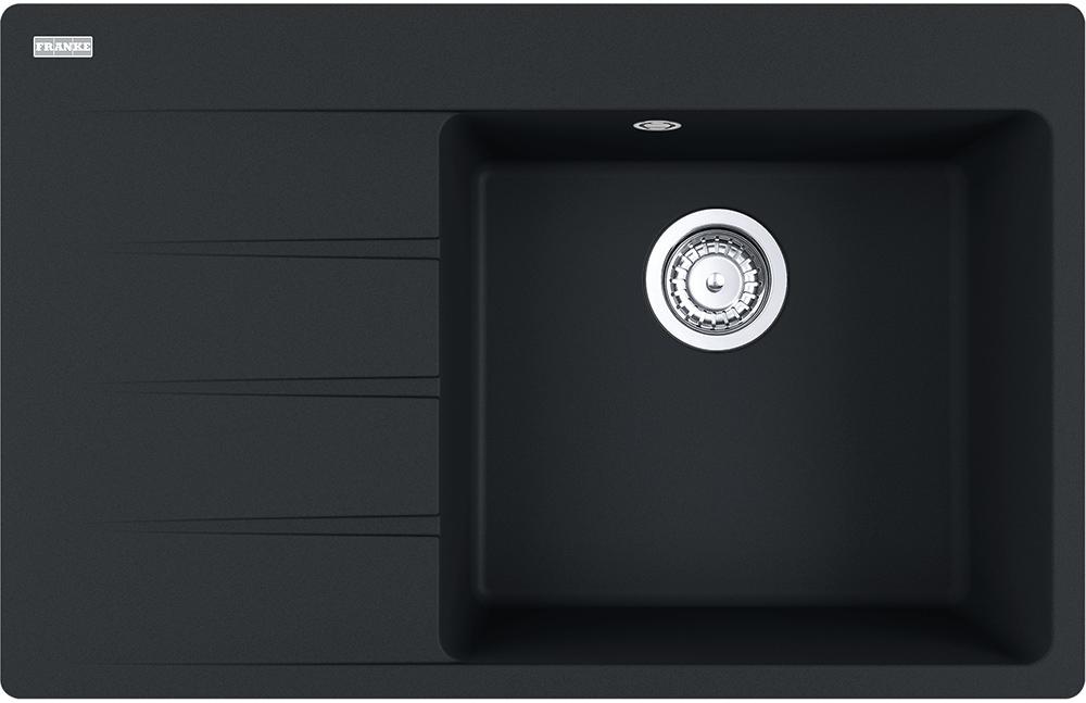 Мойка Franke Centro CNG 611/211-78 TL чаша справа черный матовый
