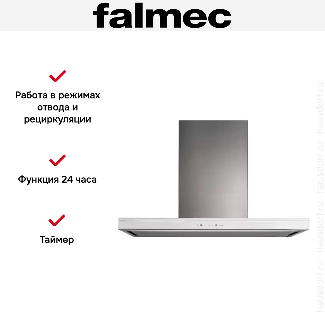  Falmec Lumina 90 Glass White wall (NRS)