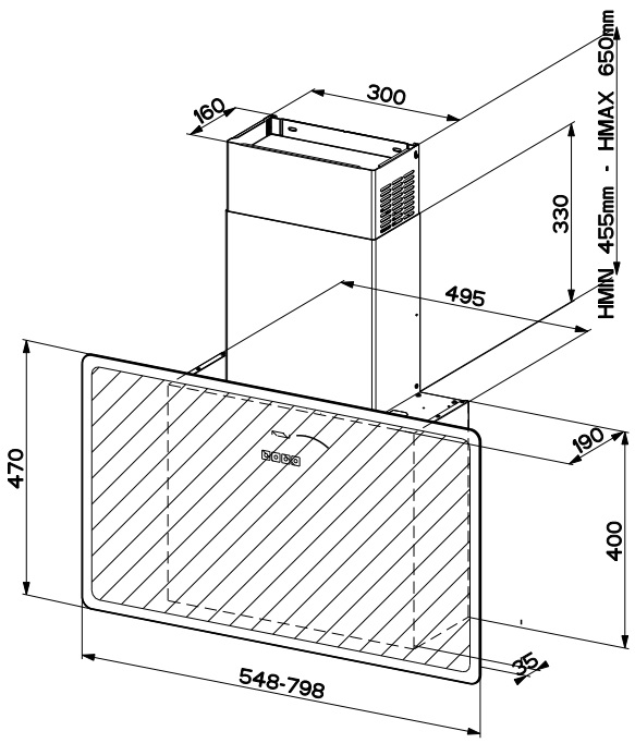  Faber V-AIR FLAT KL A80