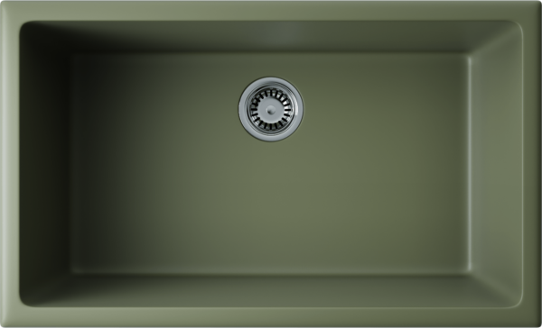  Omoikiri Okinoshima 76-U/I-OL Natceramic olive