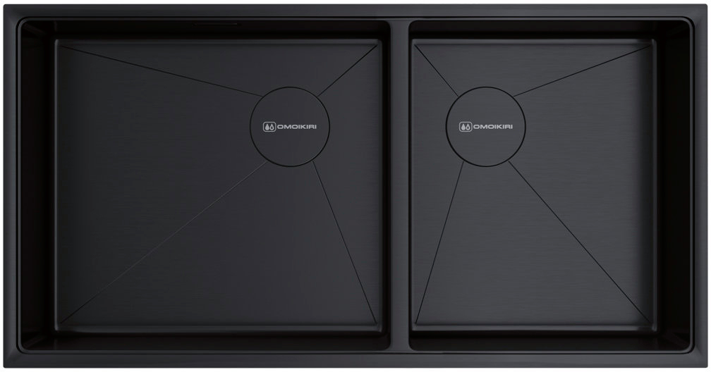  Omoikiri Taki 85-2-LB-U/IF Side GB графит