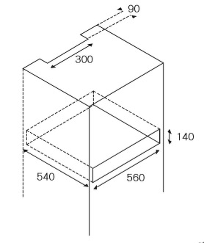 Встраиваемый ящик для подогрева Bertazzoni WD60X