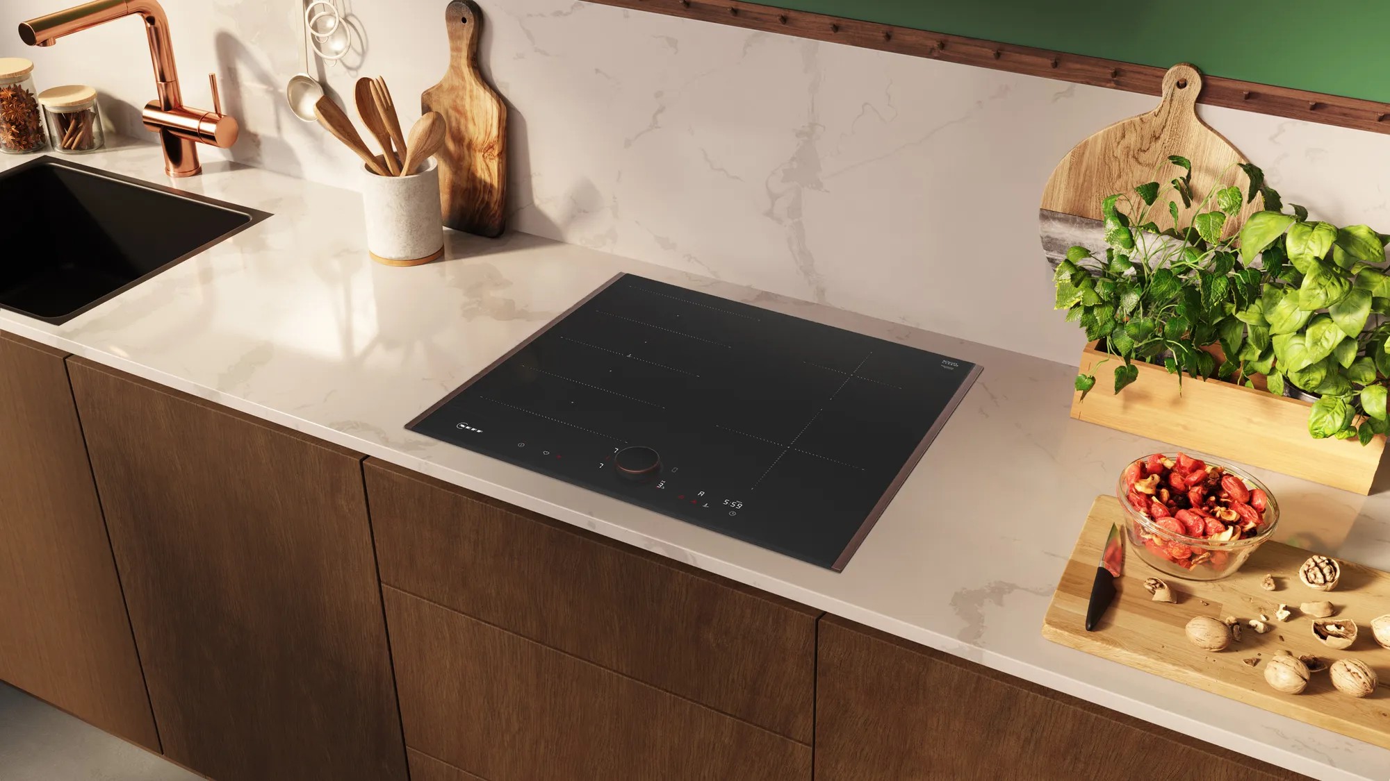 Встраиваемая индукционная варочная панель Neff T66YYE4C0