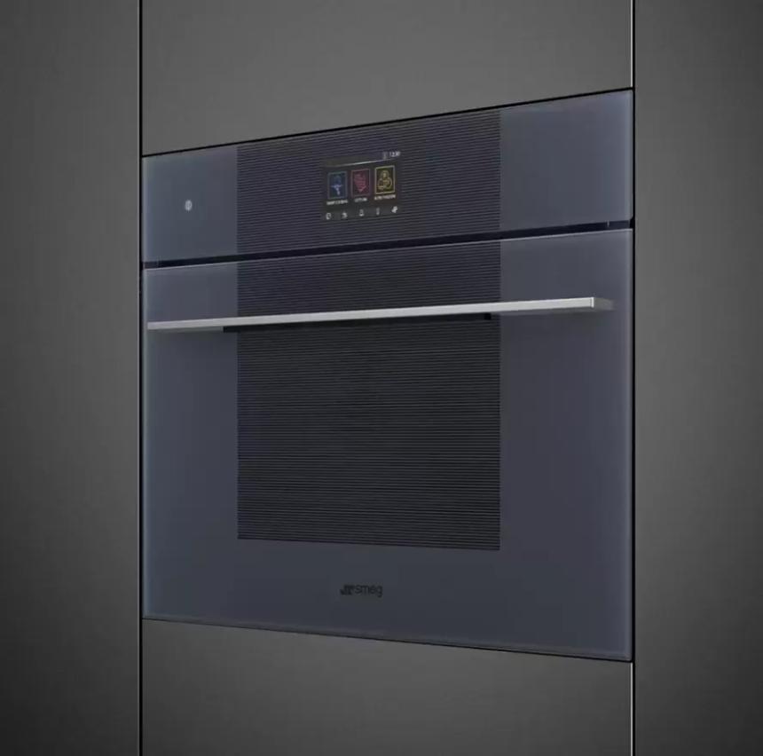 Компактный духовой шкаф с пароваркой шкаф Smeg SO4104APG