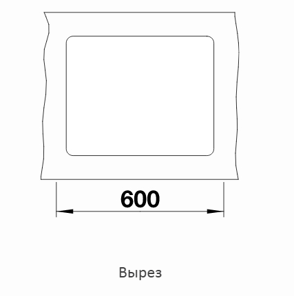  Blanco Subline 500-F черный, отводная арматура InFino