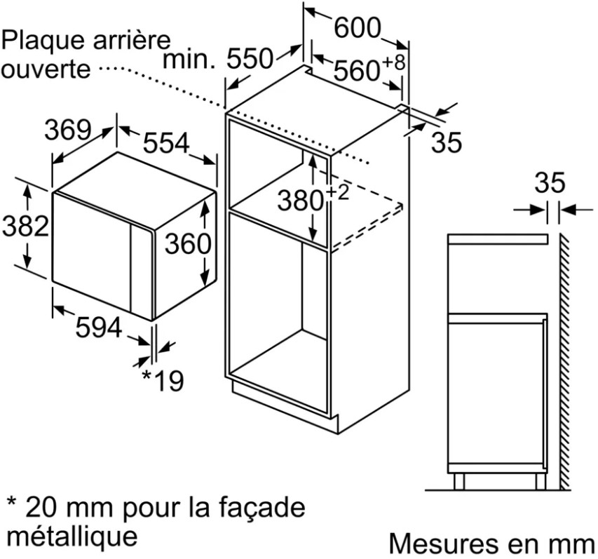 Встраиваемая микроволновая печь Neff HLAWD53N1F