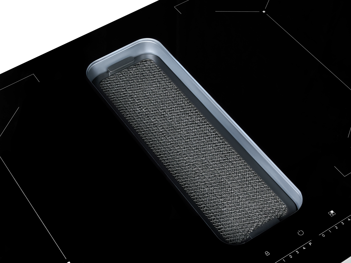 Индукционная варочная панель со встроенной вытяжкой VHH8462B