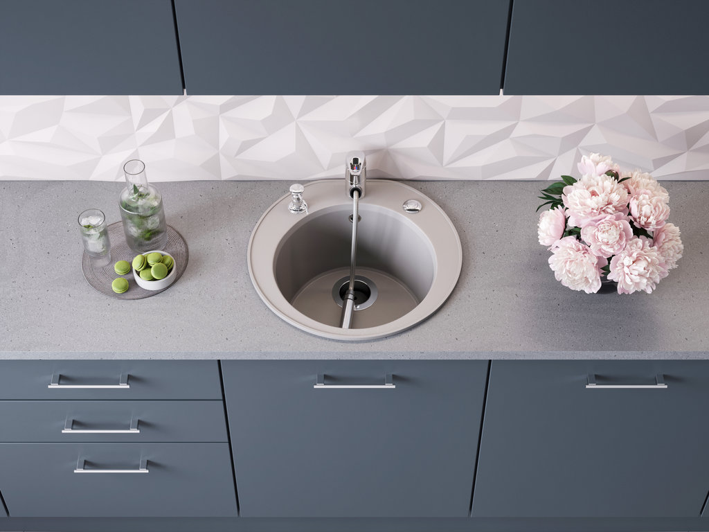  Omoikiri Miya 50R GR Tetogranit leningrad grey