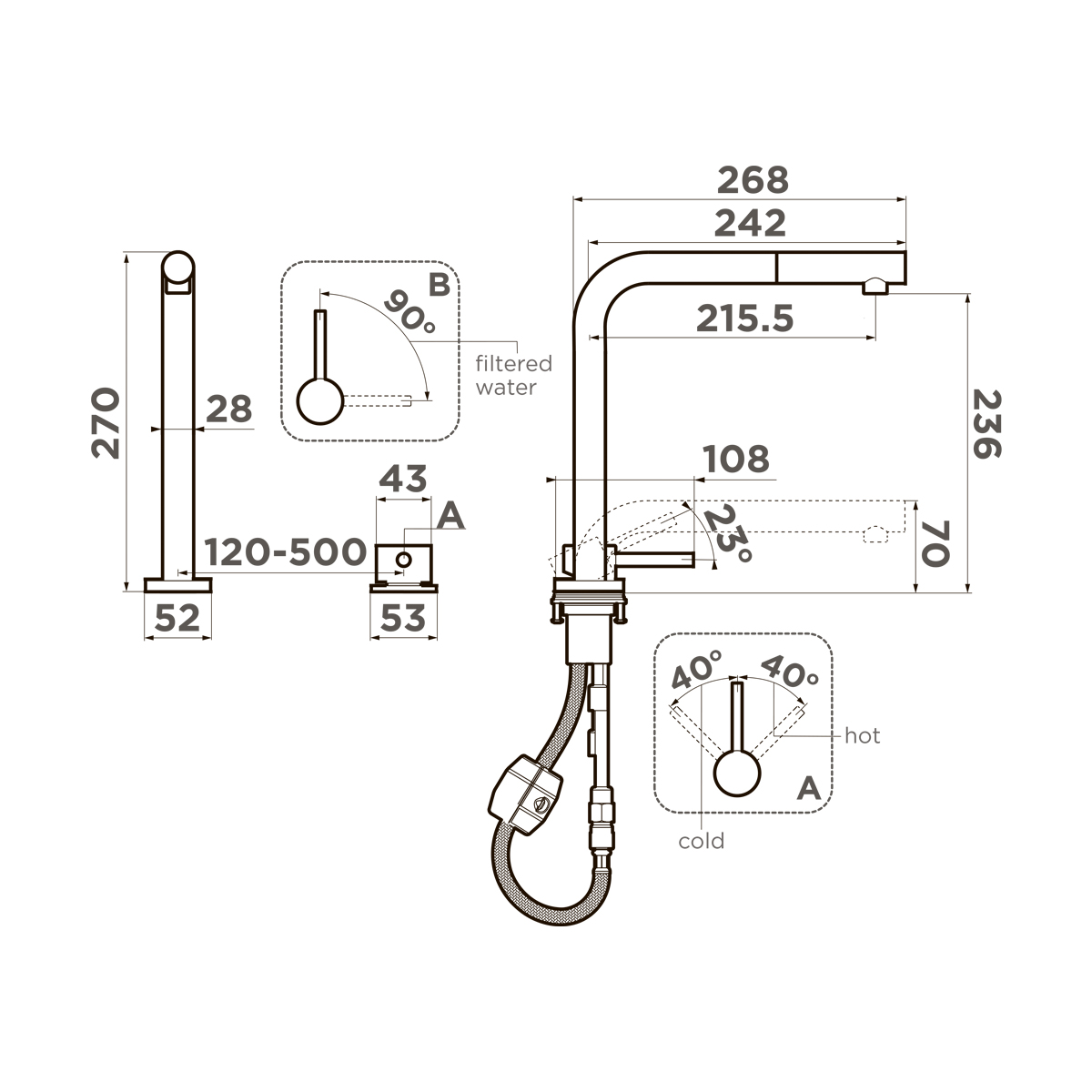  Omoikiri Nara 2 Plus-S LG светлое золото