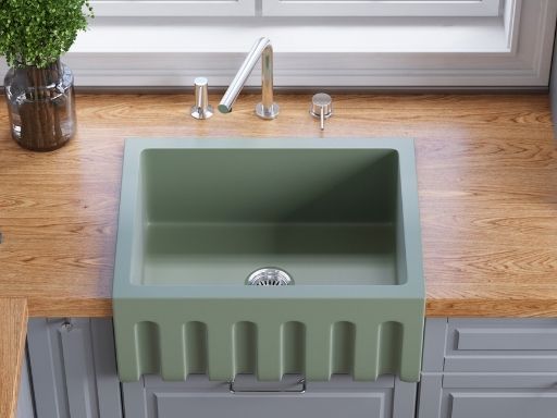  Omoikiri Mikura 91-OL Natceramic olive