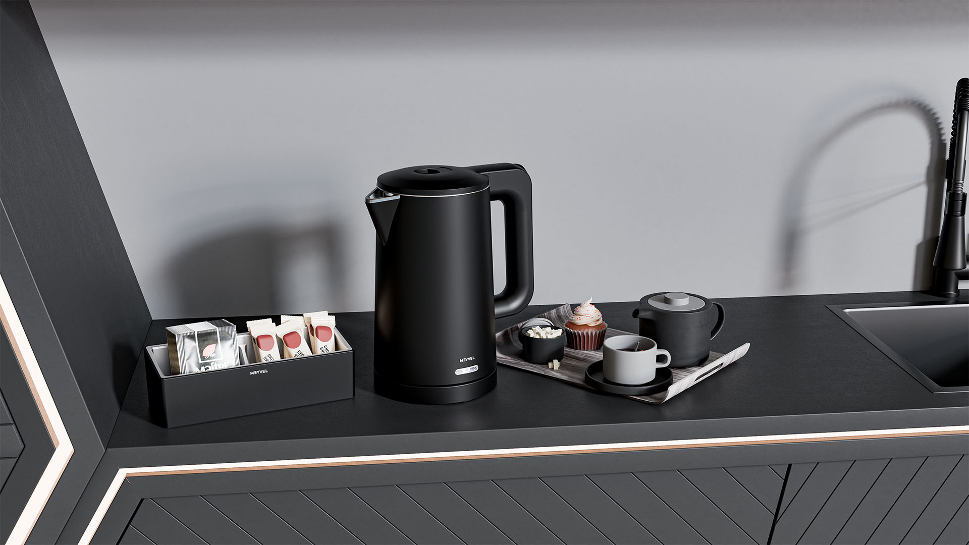 Менажница чайная Meyvel A-001 (Black)