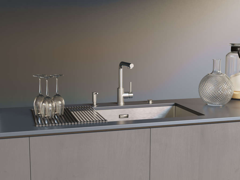  Omoikiri Taki 74-U/IF LG светлое золото