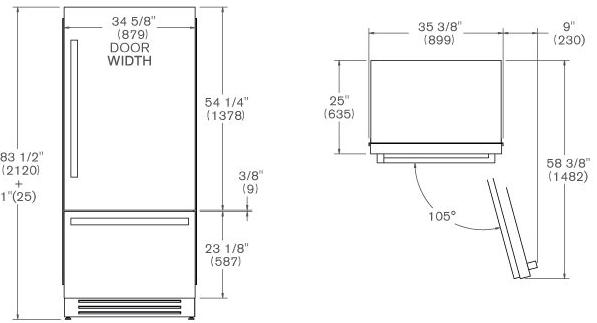  Bertazzoni REF905BBRXTT