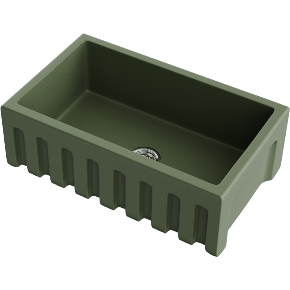 Мойка для кухни Omoikiri Mikura 76-OL Natceramic olive