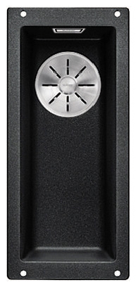 Мойка Blanco SUBLINE 160-U SILGRANIT отводная арматура InFino® антрацит