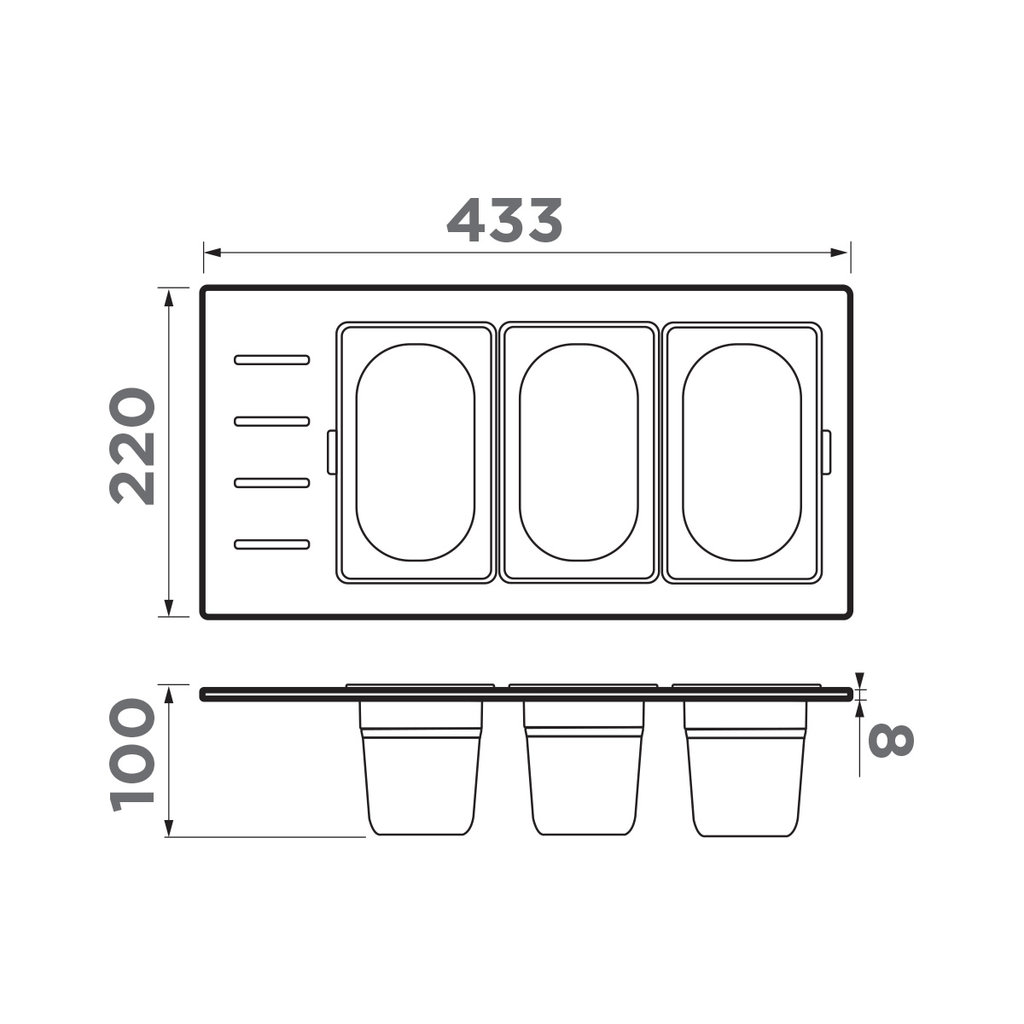  Omoikiri DC-02-3 GB графит